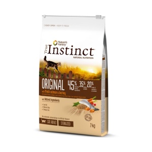 Hrana uscata pentru pisici True Instinct, Cat Sterilizat, Somon, 7 kg