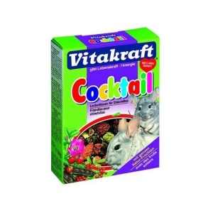 Hrana pentru rozatoare, Vitakraft Chinchilla Cocktail Fructe, 50 g