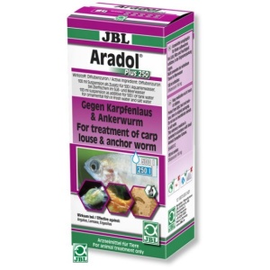 Tratament pentru pesti, JBL, Aradol Plus 250 / 100ml pentru 500 l RO