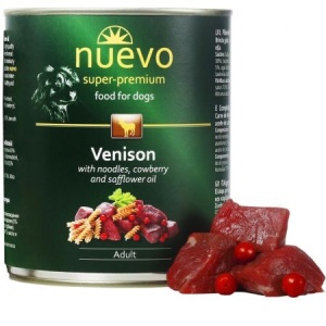 Hrana umeda pentru caini, Nuevo, Caprioara, conserva 800 g