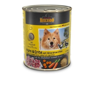 Hrana umeda pentru caini, Belcando, Pui cu Rata si Mei, 400 G