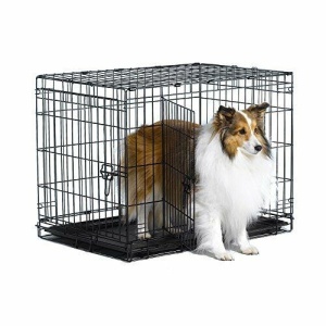 Cusca metalica pentru caini, New World, B30DD, 76 CM