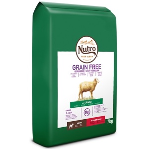 Hrana pentru caini, Nutro, Grain Free Adult Mini cu Miel, 7 Kg