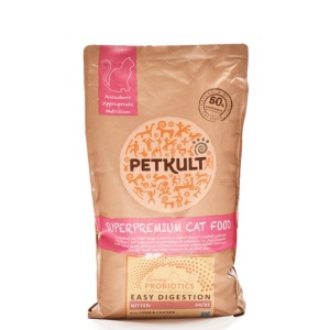 Hrana uscata pentru pisici, Petkult, Prebiotics Kitten 34/22 cu Miel si Pui, 7 Kg