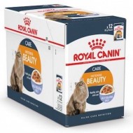 Hrana umeda pentru pisici, Royal Canin, Intense Beauty Pouch Jelly, 12 x 85 g