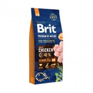 Hrana uscata pentru caini, Brit Premium by Nature, Senior S plus M, 15 Kg
