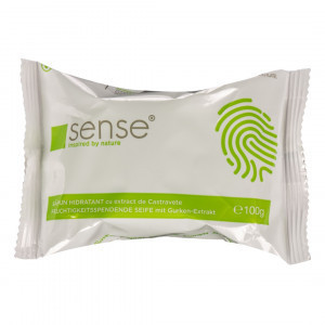 Sapun solid hidratant 100g - Sense, cu extract de castravete.