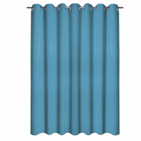 draperie simpla albastra