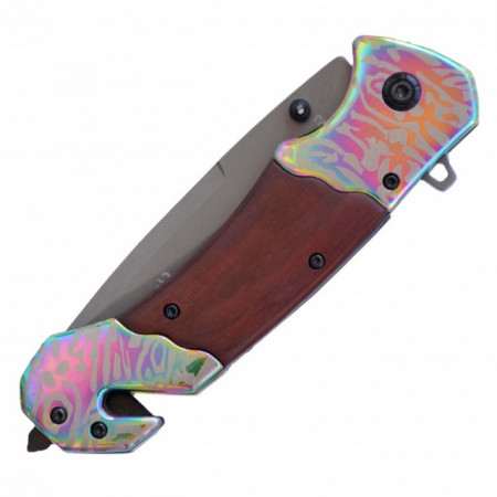 Cutit briceag de buzunar Browning 22 cm, model Elite force cu dispozitiv taiat centuri si spart geamuri