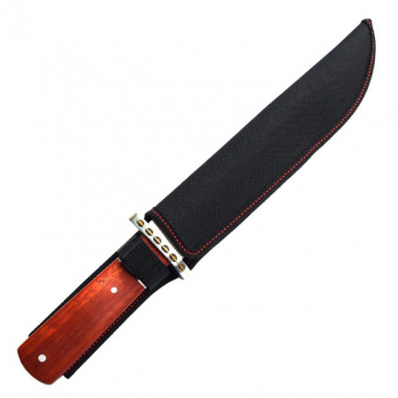 Cutit baioneta 38 cm, Full Tang + teaca, Pufo