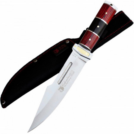 Cutit de vanatoare 30.5 cm, full tang, design deosebit, teaca inclusa