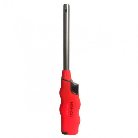 Pachet termometru digital cu sonda pentru bucatarie, lichide, alimente, lactate, prajituri, ceara, etc. -50° C - +300° C + Aprinzator reglabil si reincarcabil pentru aragaz tip bricheta, portocaliu