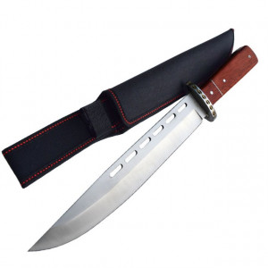 Cutit baioneta 38 cm, Full Tang + teaca, Pufo