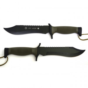 Cutit de vanatoare OSO NEGRO Deer Spirit 30,5 cm + teaca militara verde
