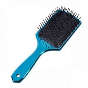 Perie de par patrata Pufo Hair don't care, albastru