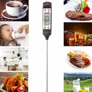 Termometru digital cu sonda pentru bucatarie, lichide, alimente, lactate, prajituri, ceara, etc. -50° C - +300° C