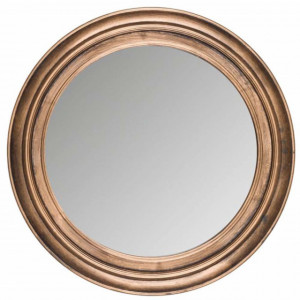 Oglinda decorativa mare de perete Pufo Imperial, rotunda, 55 x 54 cm