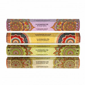 Set 56 betisoare parfumate pentru aromaterapie, cu 4 arome diferite, Pufo