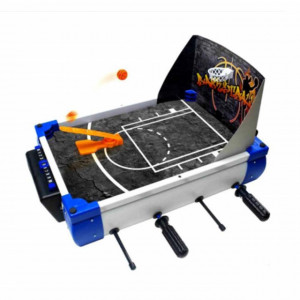 Set jocuri sportive de masa 5 in 1, fotbal, baschet, hockey si bowling, copii si adulti, 30 cm, Pufo