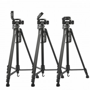 Trepied foto telescopic Weifeng WT-3520 universal 54 -140 cm, negru, husa transport inclusa