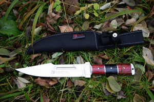 Cutit de vanatoare 30.5 cm, full tang, design deosebit, teaca inclusa