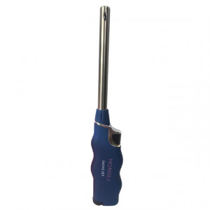 Pachet termometru digital cu sonda pentru bucatarie, lichide, alimente, lactate, prajituri, ceara, etc. -50° C - +300° C + Aprinzator reglabil si reincarcabil pentru aragaz tip bricheta, albastru