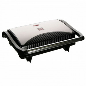 Sandwich-maker Grill & Toast DIGI 0.1 700 W, placi antiaderante grill, negru cu argintiu