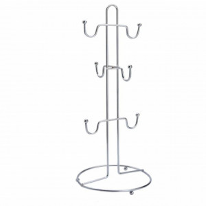 Suport vertical metalic Pufo pentru cani si cesti, 15 x 34 cm