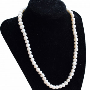 colier cu perle naturale