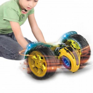 Masina acrobatica cu telecomanda Turbo Super Bee, rotire 360ᵒ, cu sunete si lumini