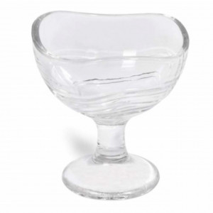 Bol pentru servire inghetata sau desert cu picior, Pufo, 312 ml