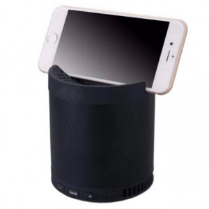 Boxa portabila Bluetooth Wireless, USB, TF Card, port auxiliar si suport pentru telefonul mobil, negru