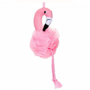 Burete de baie cu plasa pentru copii, model Pufo Flammy, 33 cm