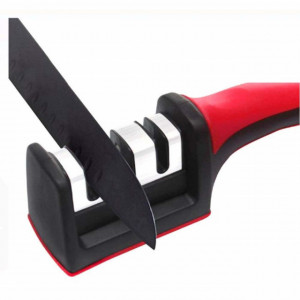 Dispozitiv pentru ascutit cutite Pufo din otel inoxidbil, 18 cm