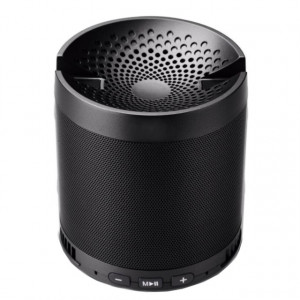 Boxa portabila Bluetooth Wireless, USB, TF Card, port auxiliar si suport pentru telefonul mobil, negru