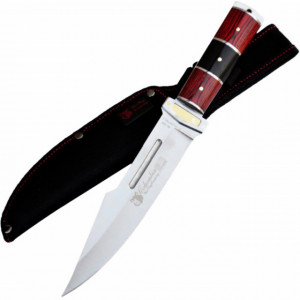 Cutit de vanatoare 30.5 cm, full tang, design deosebit, teaca inclusa