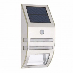 Proiector solar pentru perete cu LED, senzor de miscare si senzor de lumina, Pufo