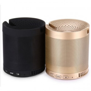 Boxa portabila Bluetooth Wireless, USB, TF Card, port auxiliar si suport pentru telefonul mobil, negru