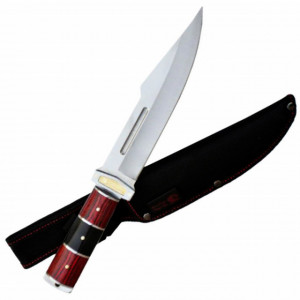 Cutit de vanatoare 30.5 cm, full tang, design deosebit, teaca inclusa