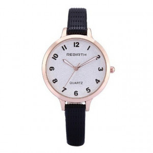 Pachet cutie caseta eleganta depozitare cu compartimente pentru 6 ceasuri, imprimeu crocodil, rosu + 1 ceas elegant de dama Rebirth
