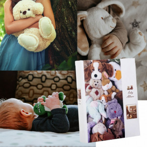 Album foto pentru copii, model Animal friends, 23 x 18 cm, Pufo