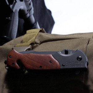 Cutit briceag Browning Elite 22.5 cm cu sistem taiat centura si cui pentru spart geamuri