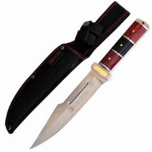 Cutit de vanatoare 30.5 cm, full tang, design deosebit, teaca inclusa