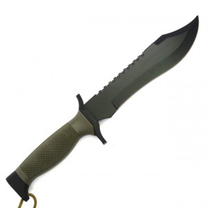 Cutit de vanatoare OSO NEGRO Deer Spirit 30,5 cm + teaca militara verde