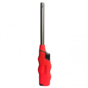 Pachet termometru digital cu sonda pentru bucatarie, lichide, alimente, lactate, prajituri, ceara, etc. -50° C - +300° C + Aprinzator reglabil si reincarcabil pentru aragaz tip bricheta, portocaliu