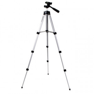 Pachet Trepied foto telescopic Weifeng WT-3110A universal 35-102 cm, husa inclusa + Trepied flexibil cu suport pentru telefon mobil sau aparat foto, Pufo