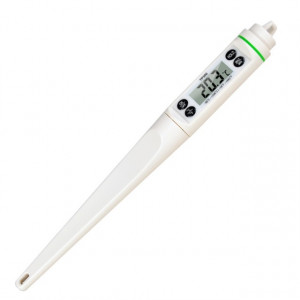 Termometru digital cu sonda pentru bucatarie, lichide, alimente, carne, lactate, prajituri, ceara etc. -50° C - +350° C, model PREMIUM, alb