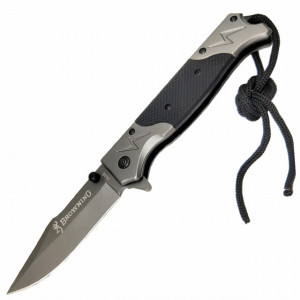 Cutit briceag tactic Browning 23 cm, model Navy Seals - Commander cu sistem de blocare lama, negru