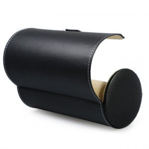Pachet cutie caseta depozitare si transport pentru 3 ceasuri negru + ceas barbatesc elegant DEEP RED