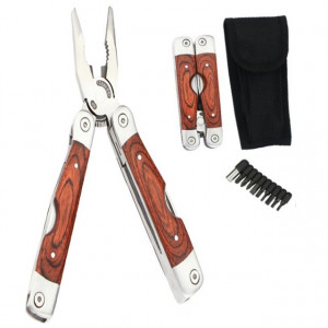 Pachet Prastie reglabila cu suport antebrat, latex + Patent multifunctional pentru camping de 18 cm cu set de surubelnita